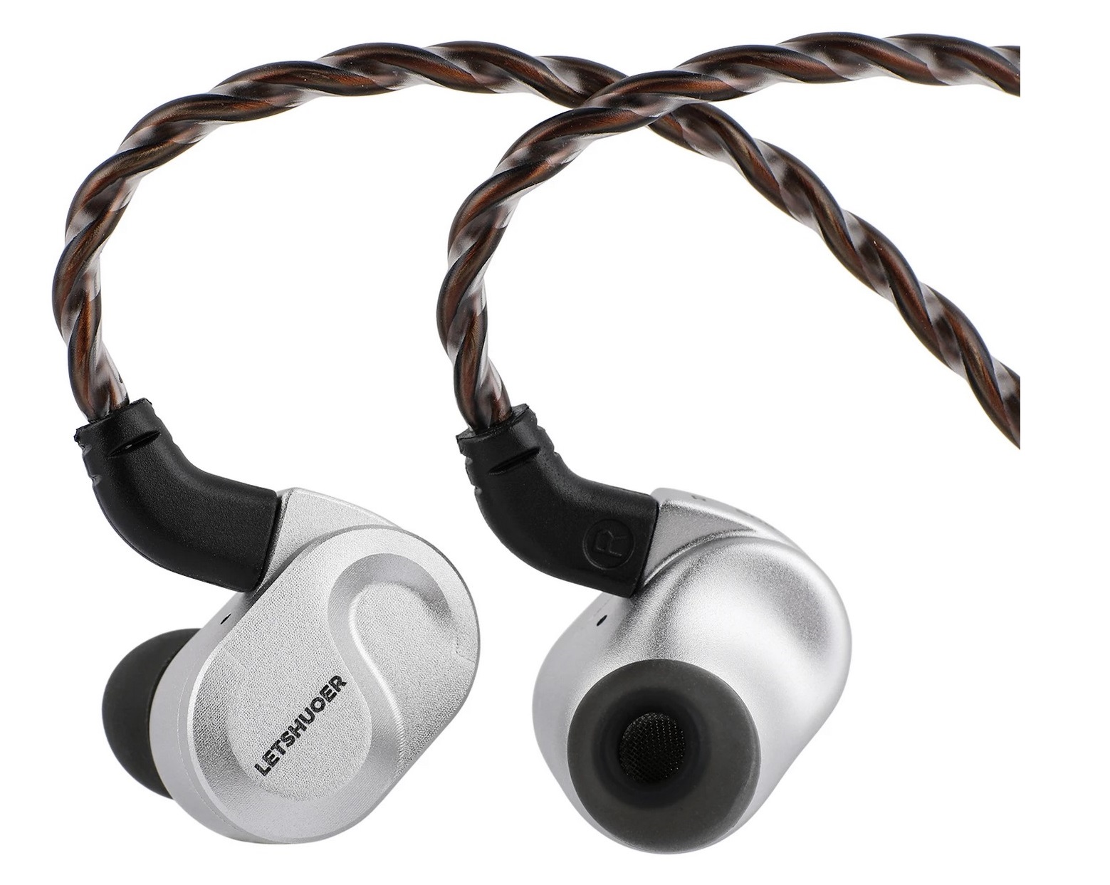 Letshuoer S08: A Compact Planar IEM Built Around Driver Innovation 8 Letshuoer S08 planar in-ear monitors with metal housings and detachable cable
