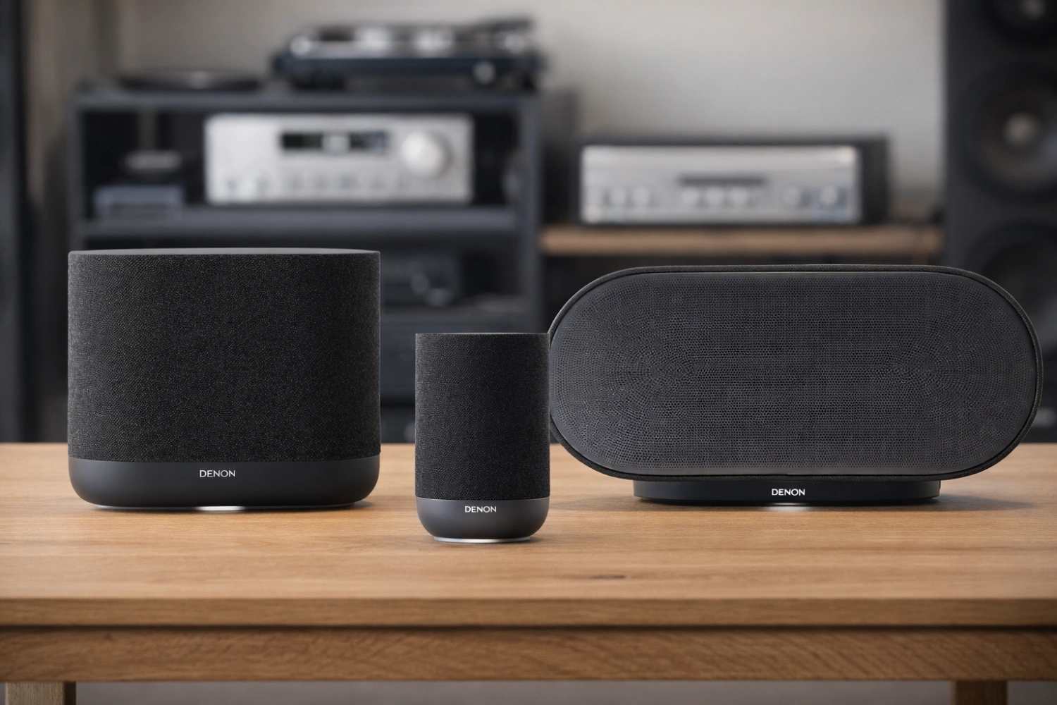 Denon Home 200, 400, and 600 deliver powerful wireless sound with HEOS multiroom, Dolby Atmos Music, and premium design.