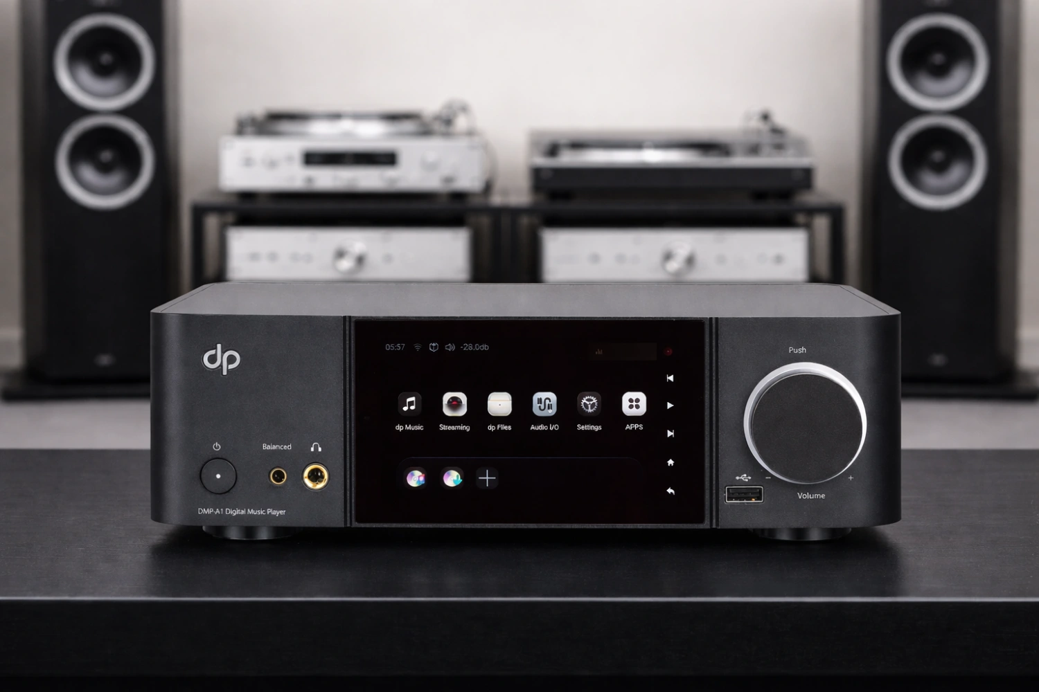 Dorpo DMP-A1 combines high-resolution streaming, ESS9039SPro DAC, fully balanced circuitry and Roon Ready support in a powerful all-in-one digital audio player.