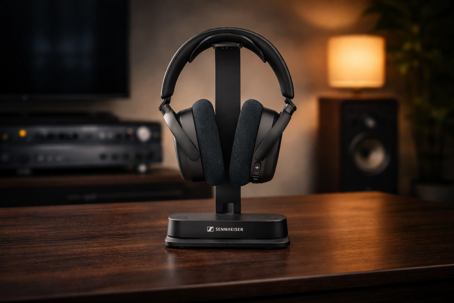 Sennheiser RS 275 delivers crystal-clear TV sound with enhanced dialogue, zero-lag wireless audio, and 50-hour battery life—ideal for immersive viewing without disturbing others.