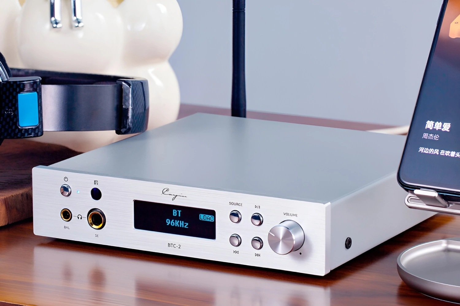 The Cayin BTC-2 combines Bluetooth streaming, DAC, preamp and balanced headphone audio in one compact hi-fi component priced under $200.