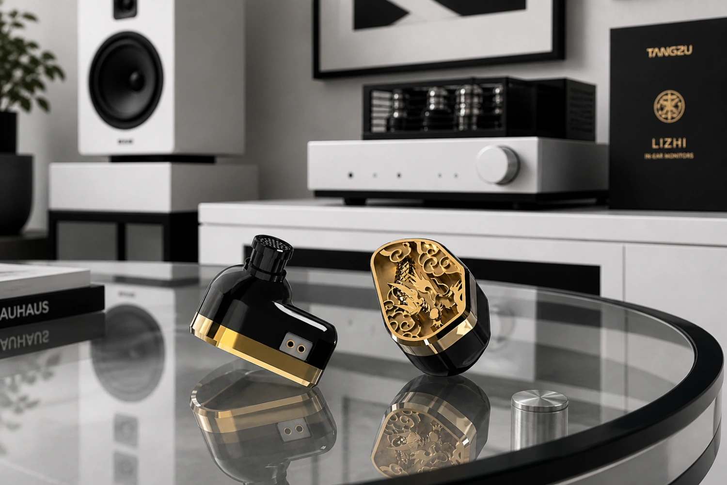 The Tangzu LIZHI in-ear headphones combine a true diamond diaphragm driver, stainless steel construction, and a premium cable for a clean, controlled sound and everyday audiophile performance.
