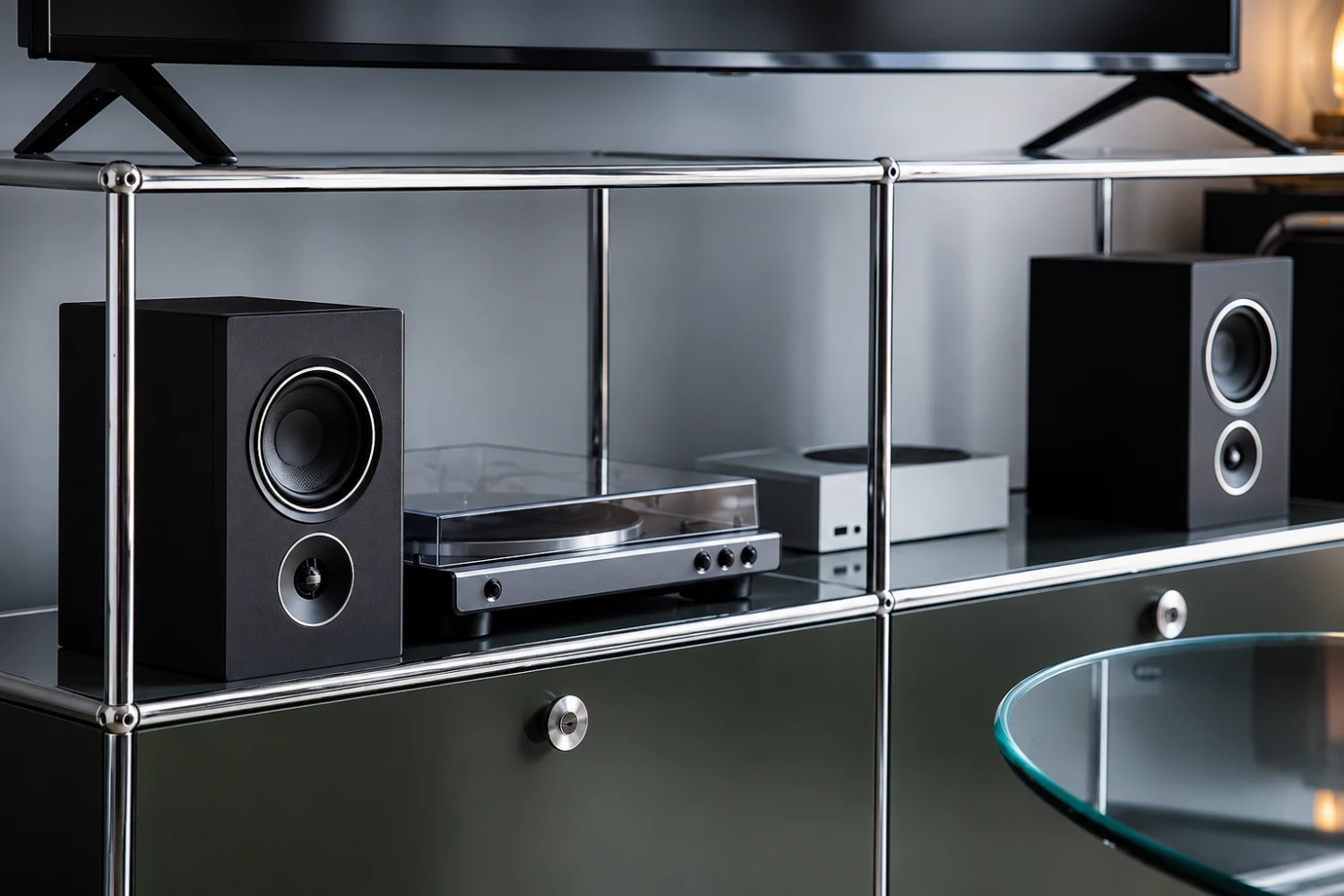 PSB's new iQ1 and iQ2 active speakers combine BluOS streaming, HDMI eARC, MM phono input, USB-C audio, and powerful amplification in a compact audiophile-friendly design.