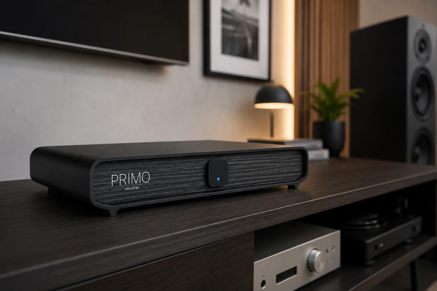 Volumio has redesigned its Primo streaming DAC for a third generation, adding updated processing hardware, an ESS Sabre DAC stage, flexible analog output levels and broader system control options.