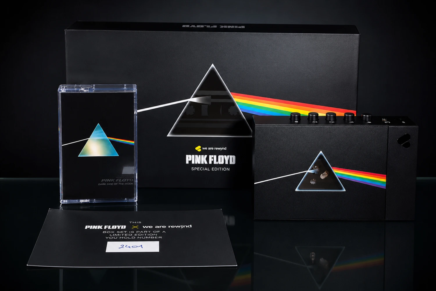 We Are Rewind WE-001 Pink Floyd Edition Brings The Dark Side of the Moon Back to Cassette